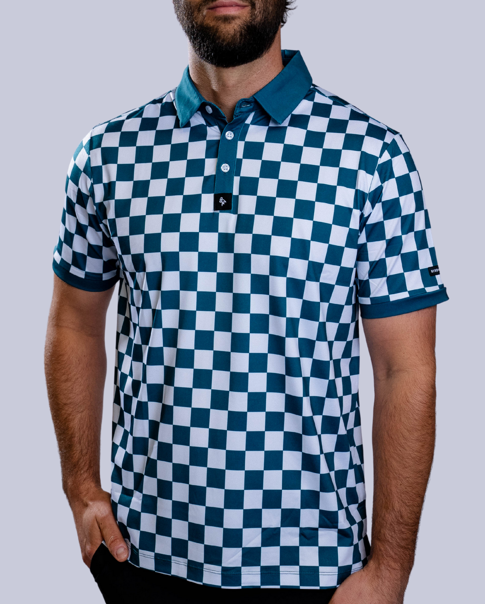 Small Checkers - Green/White