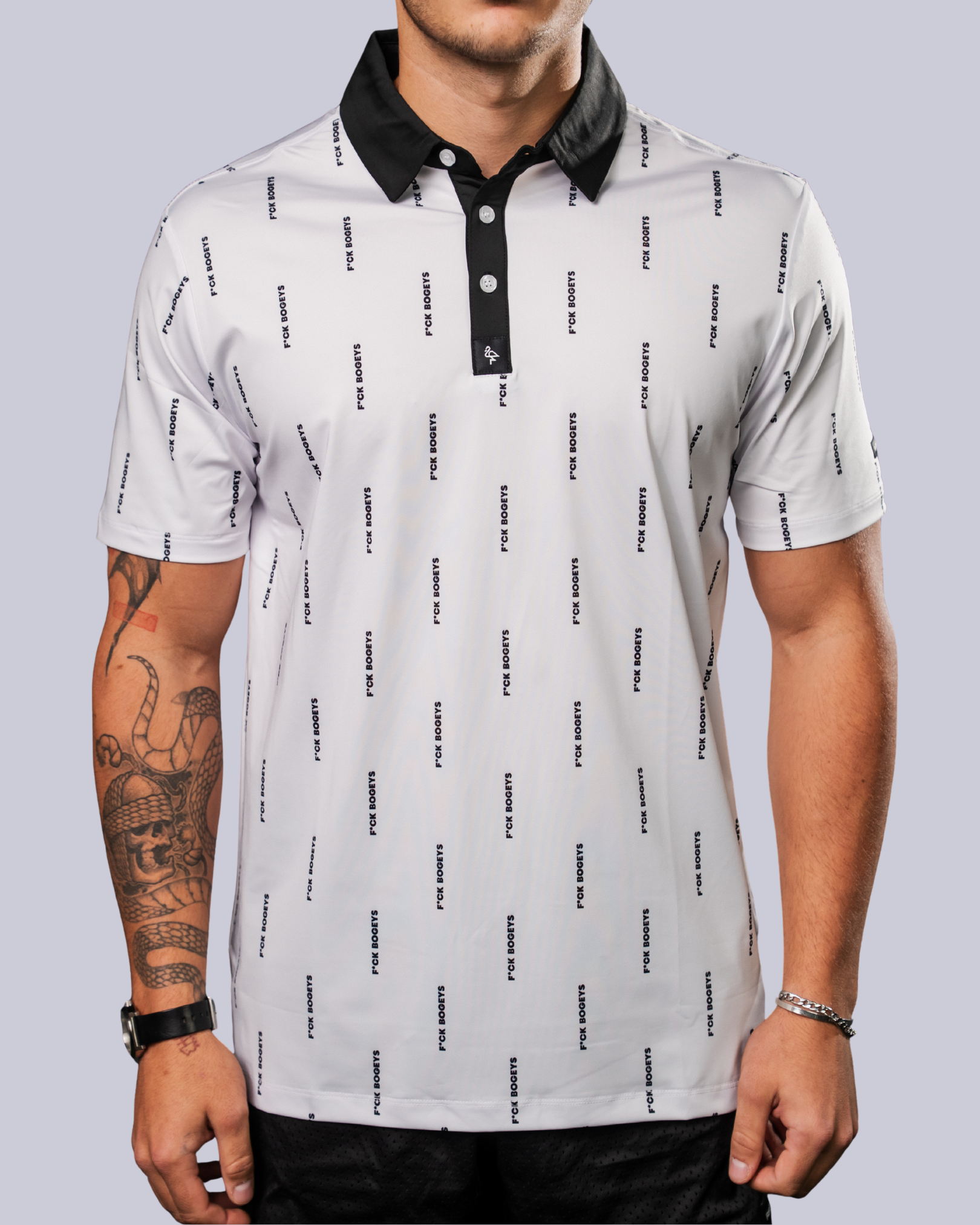 AFB BIG POLO SHIRTS　希少サイズ　swag y2k F*ck Bogeys - White - Men's Polo – Byrd Gang