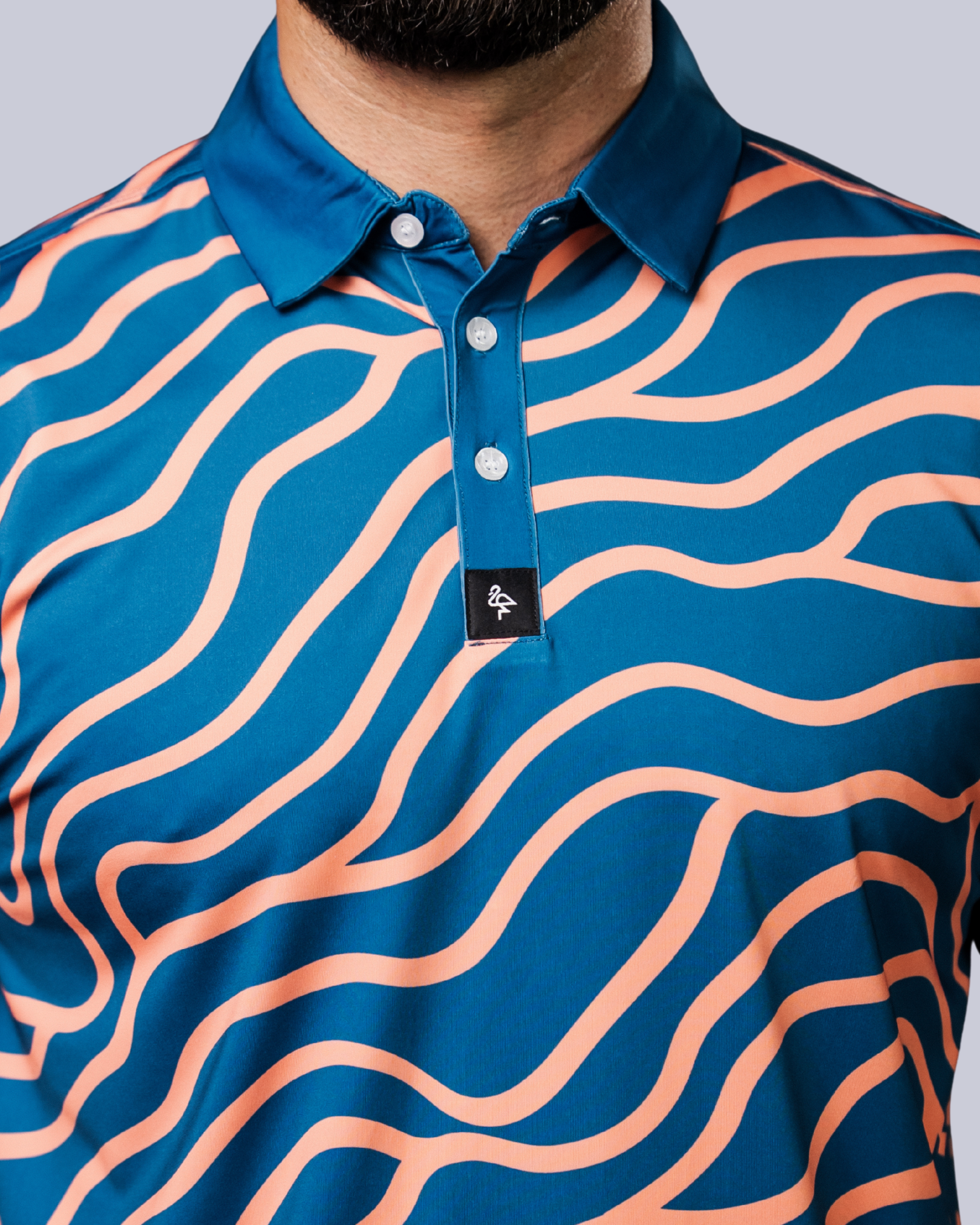 Groovin - Navy/Peach