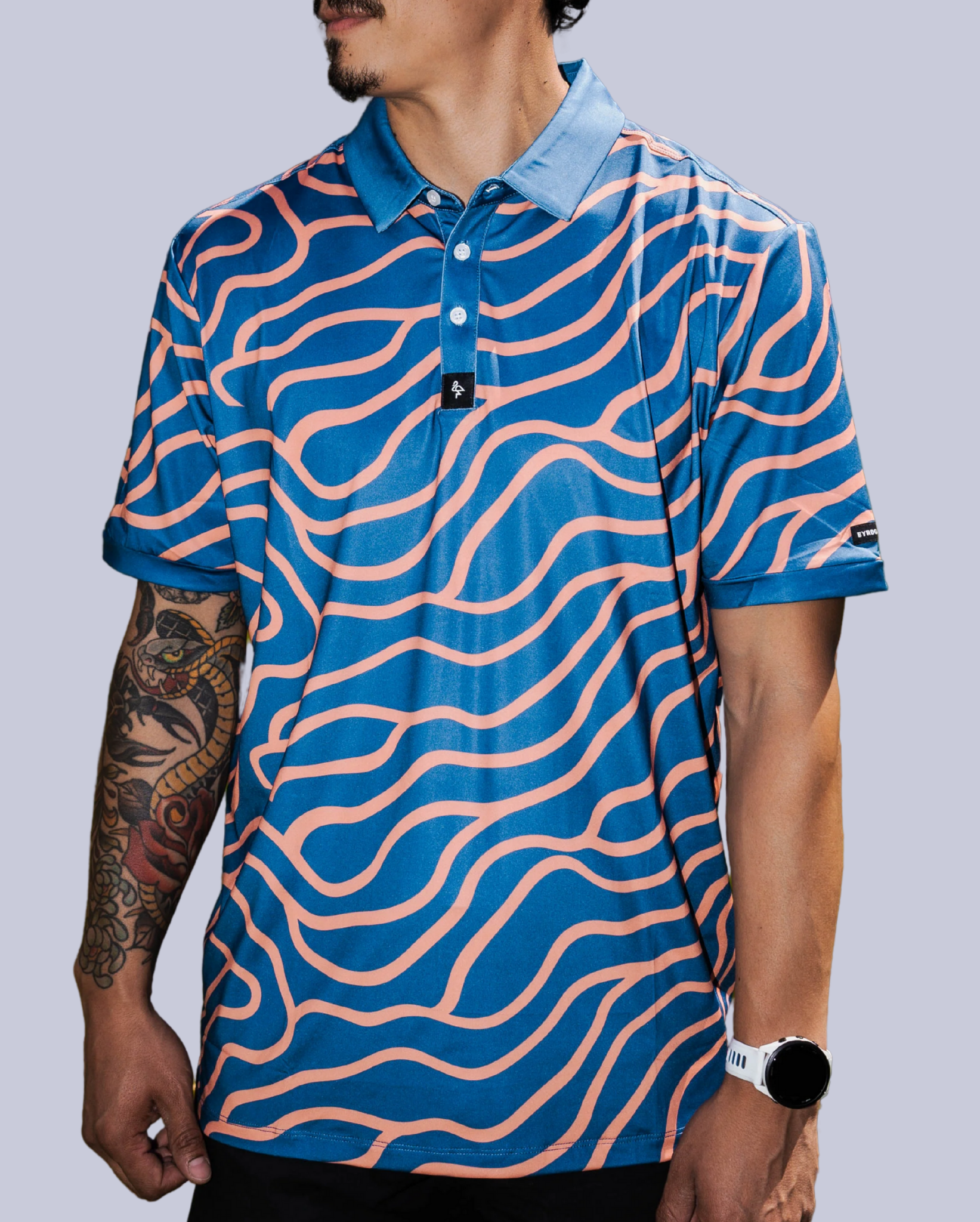 Groovin - Navy/Peach