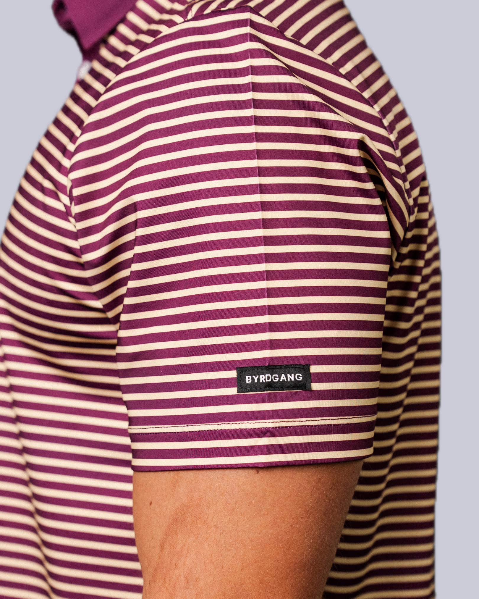 Tight Stripes - Purple/Cream