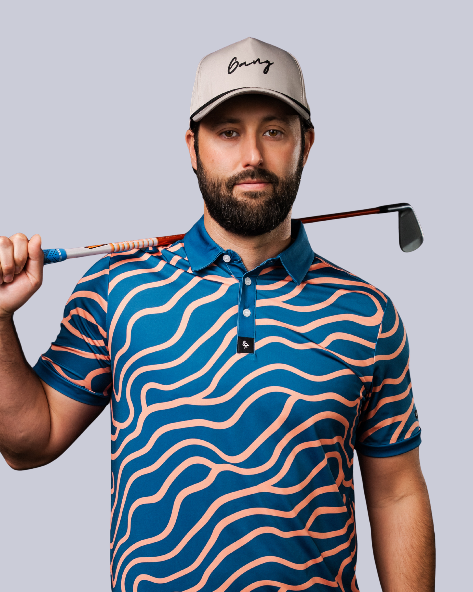 Groovin - Navy/Peach