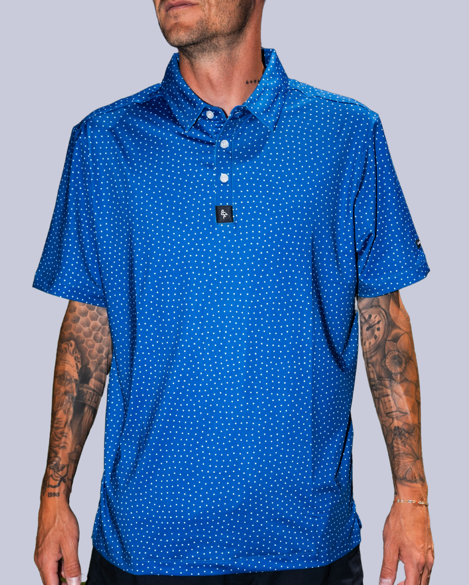 Polka Dots - Blue/White