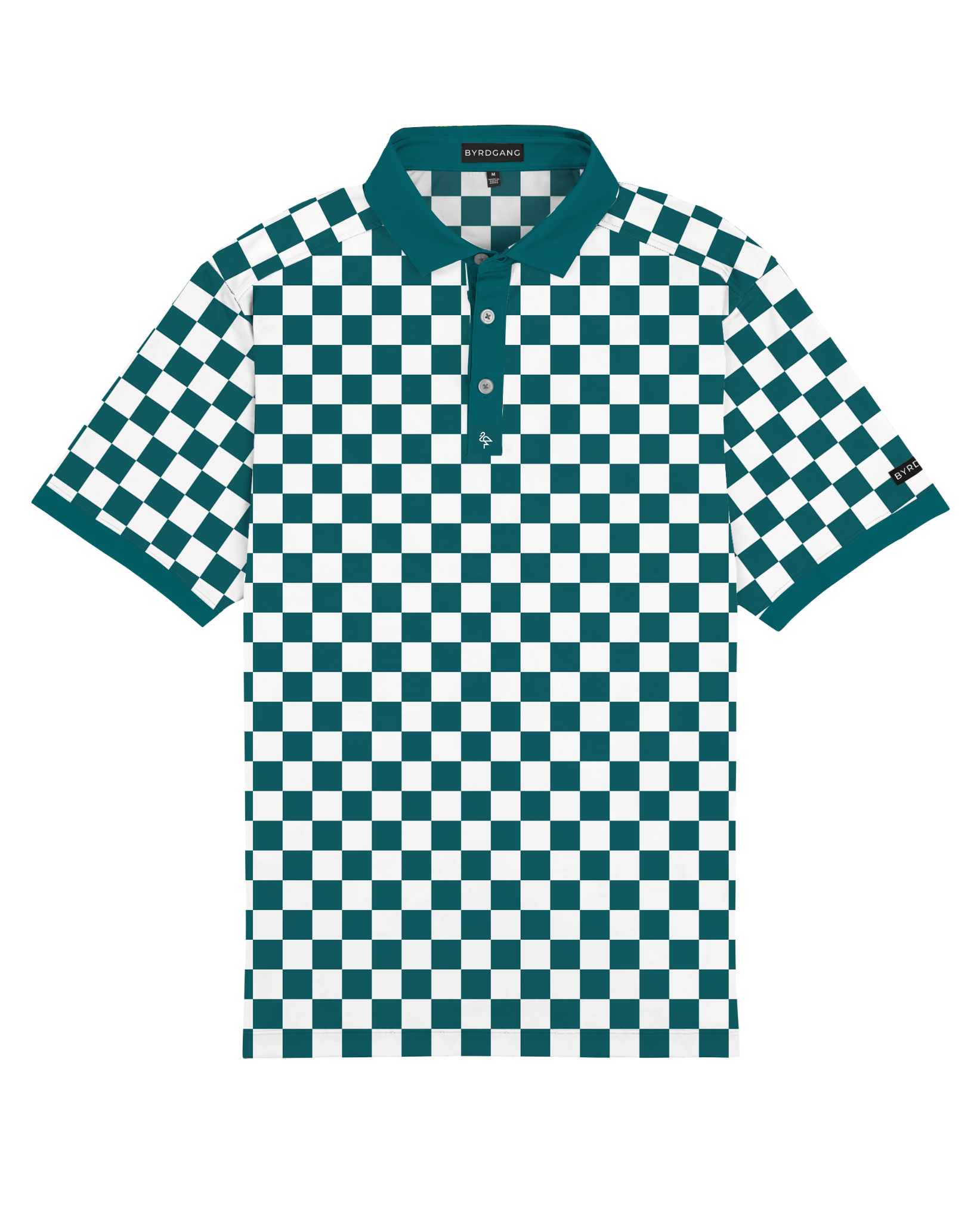 Small Checkers - Green/White