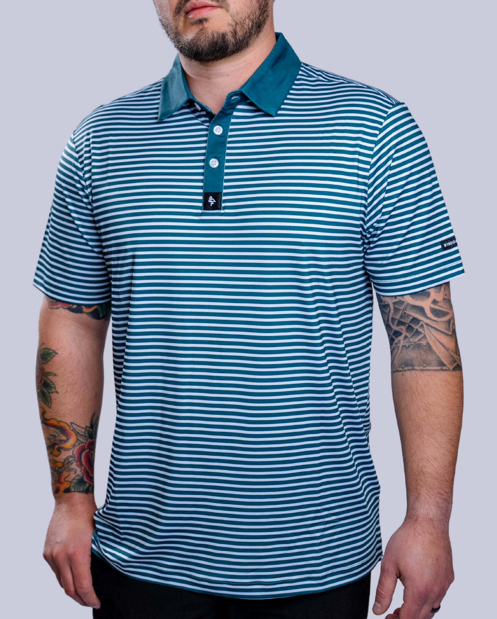 Tight Stripes - Green/White
