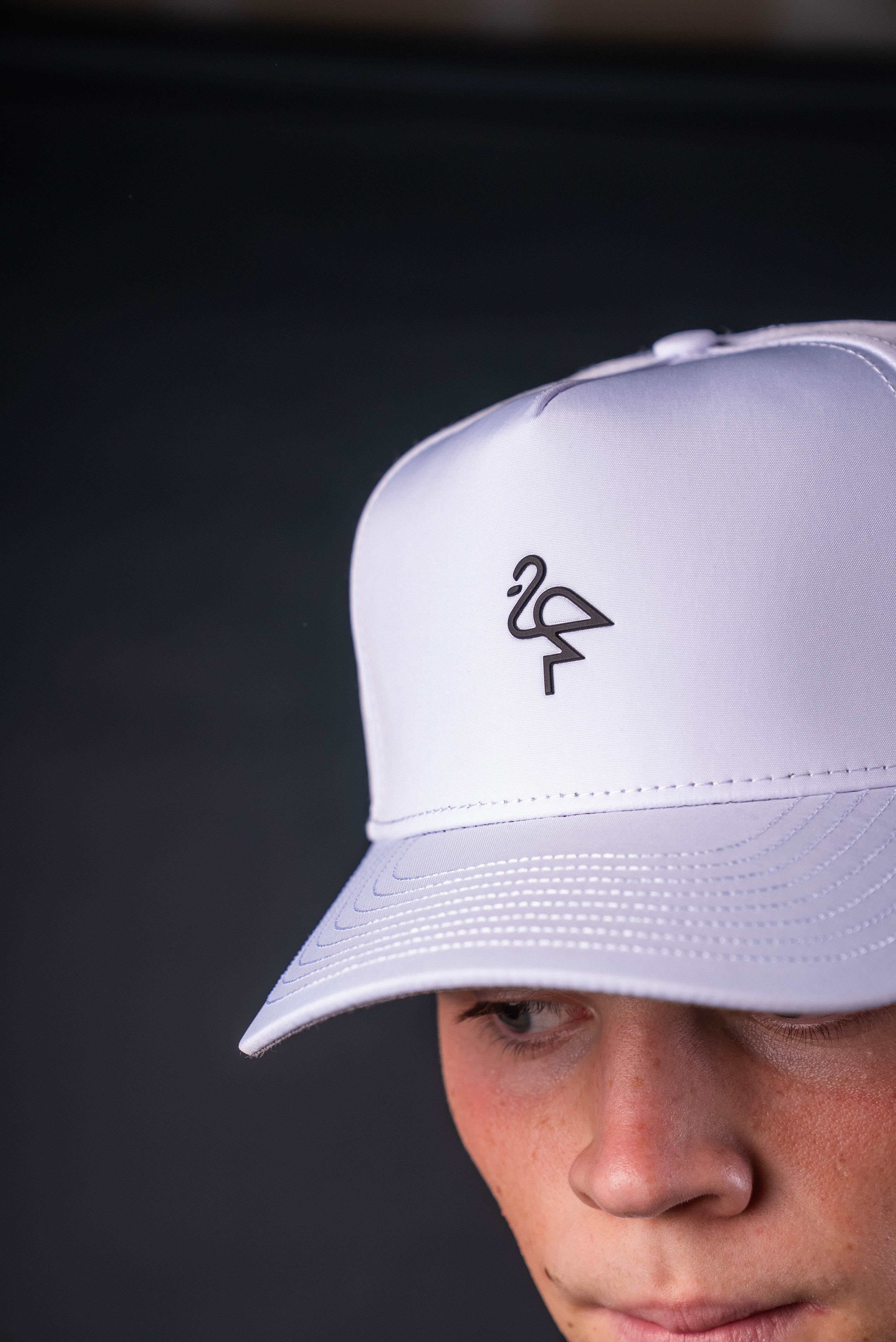 Flamingo Hat - White