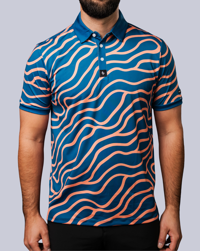 Groovin - Navy/Peach