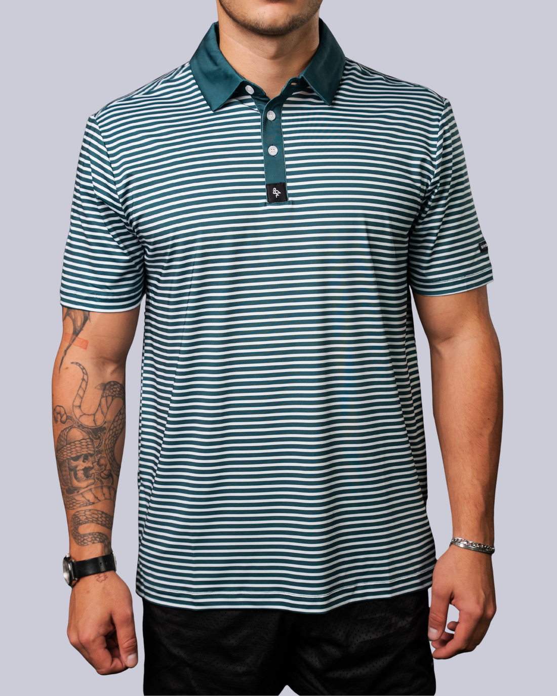 Tight Stripes - Green/White