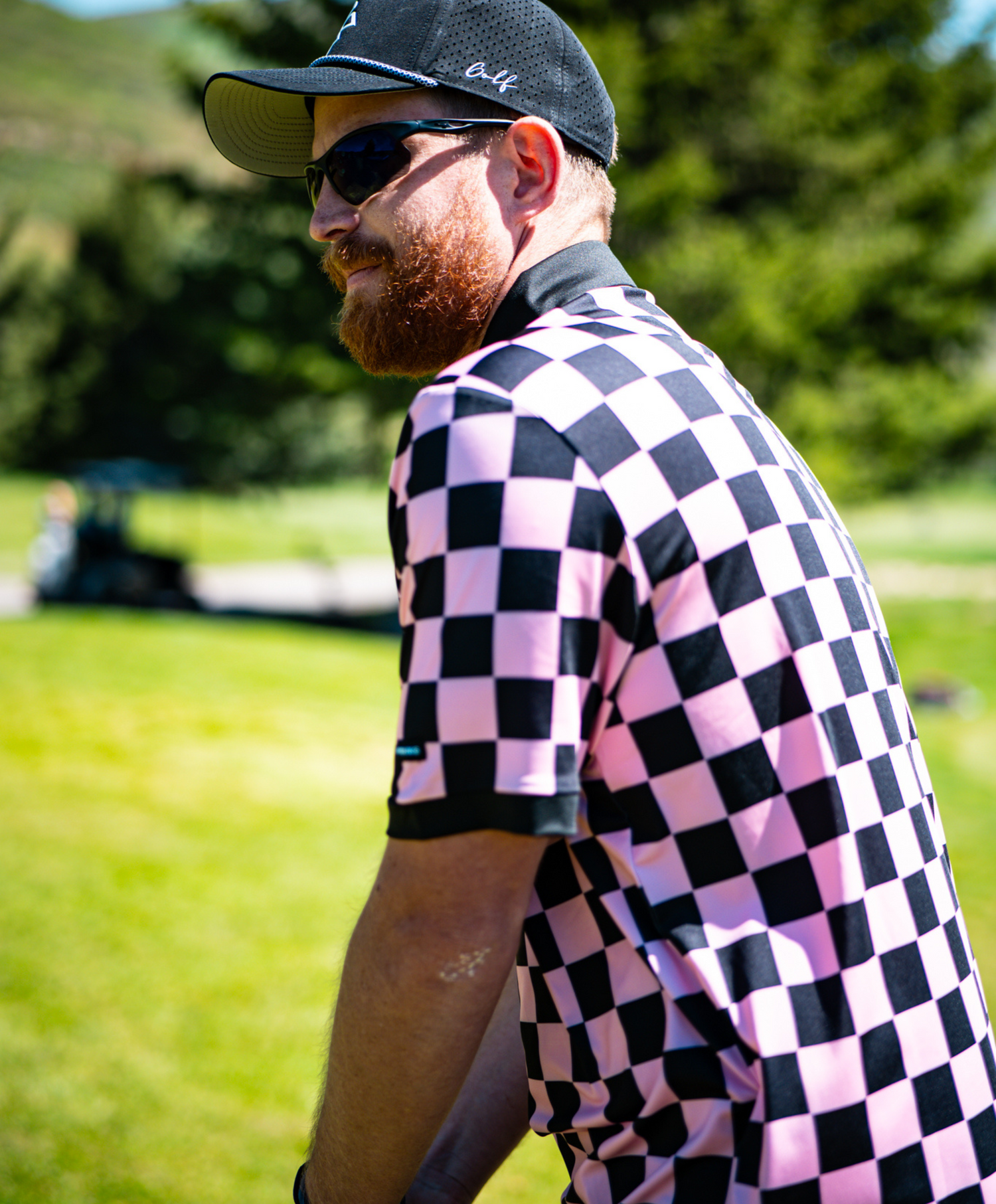 Checkered - Pink/Black