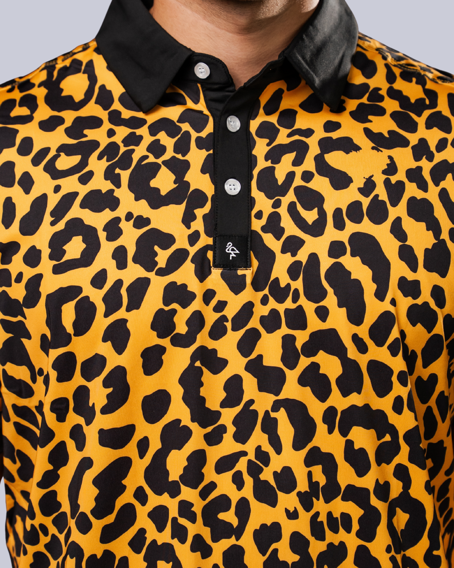 Leopard - Yellow - Men's Polo – Byrd Gang Leopard - Yellow - Men's Polo – Byrd Gang