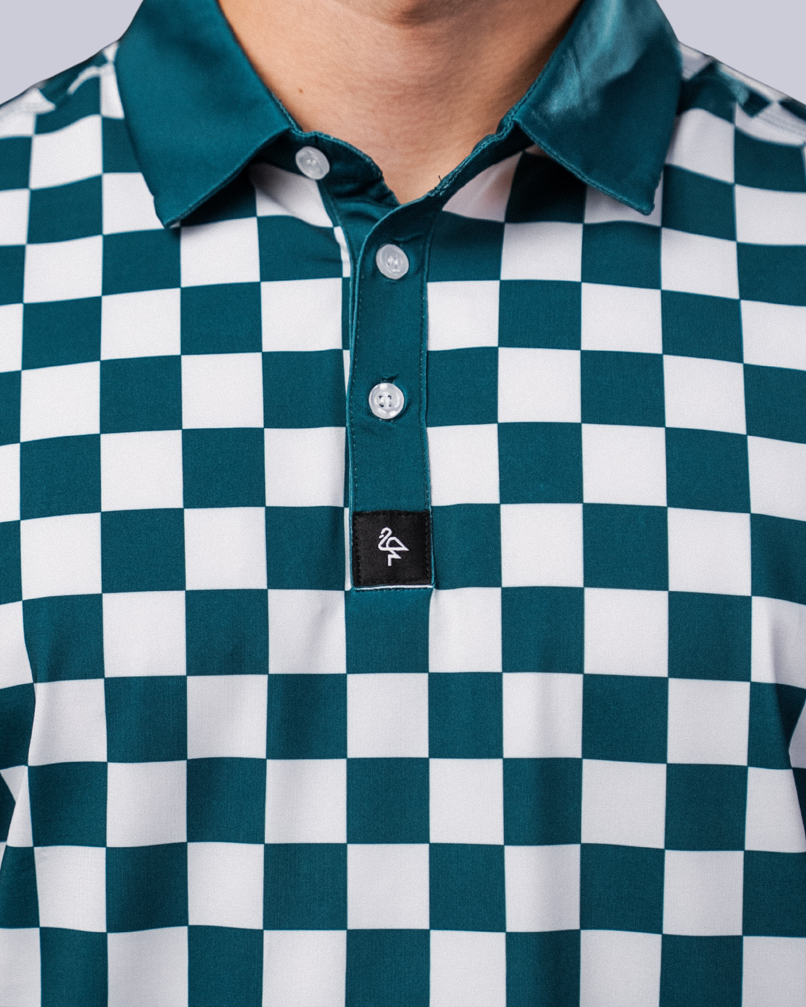 Small Checkers - Green/White