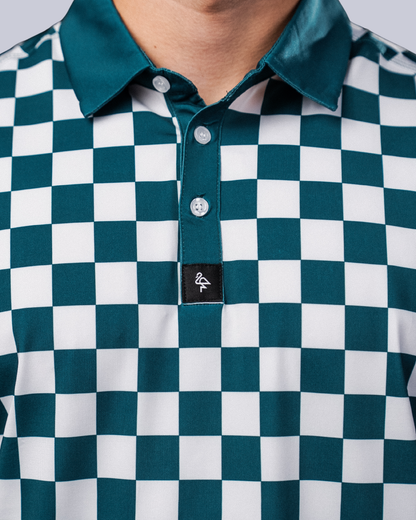 Small Checkers - Green/White