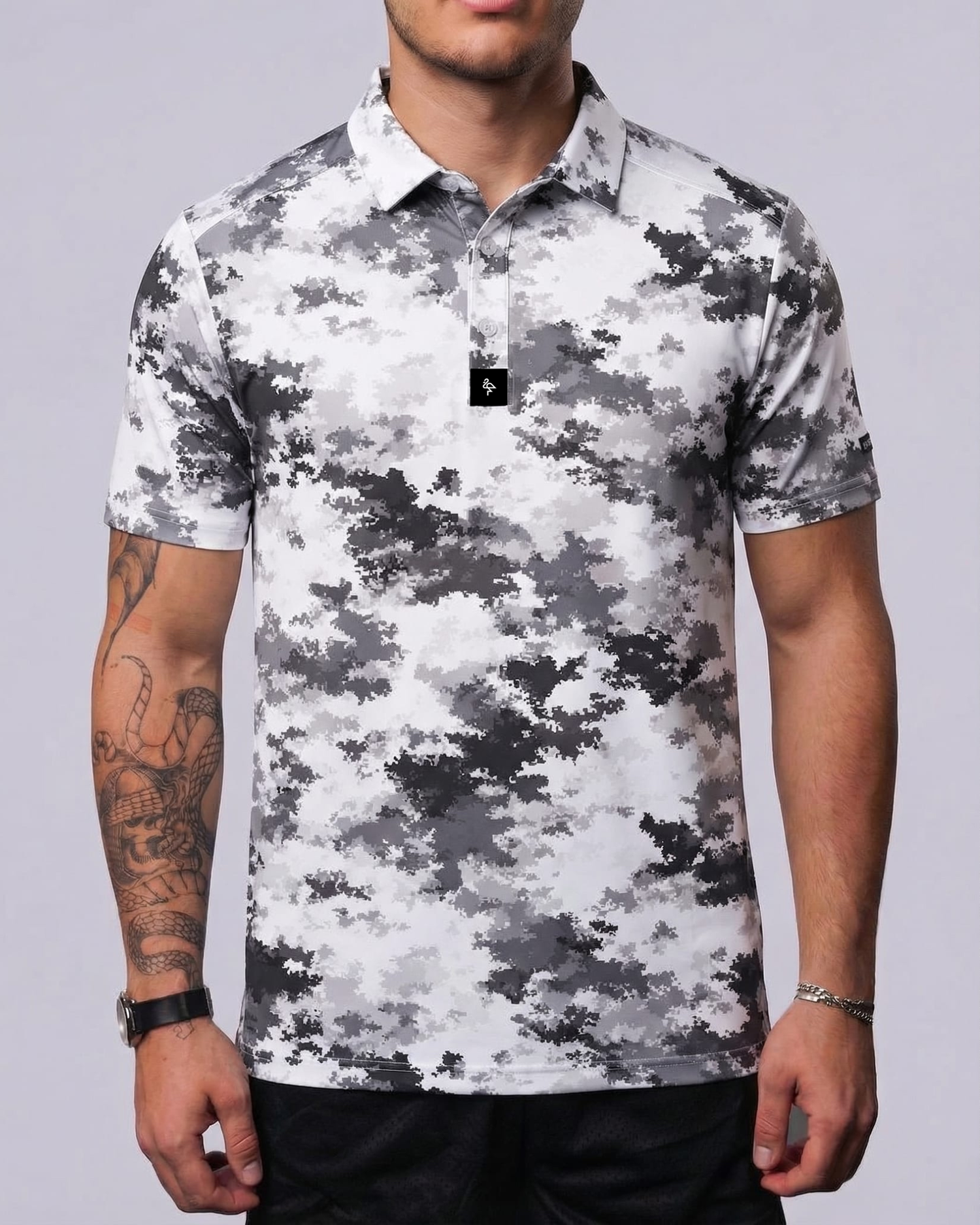 Digital Camo - White