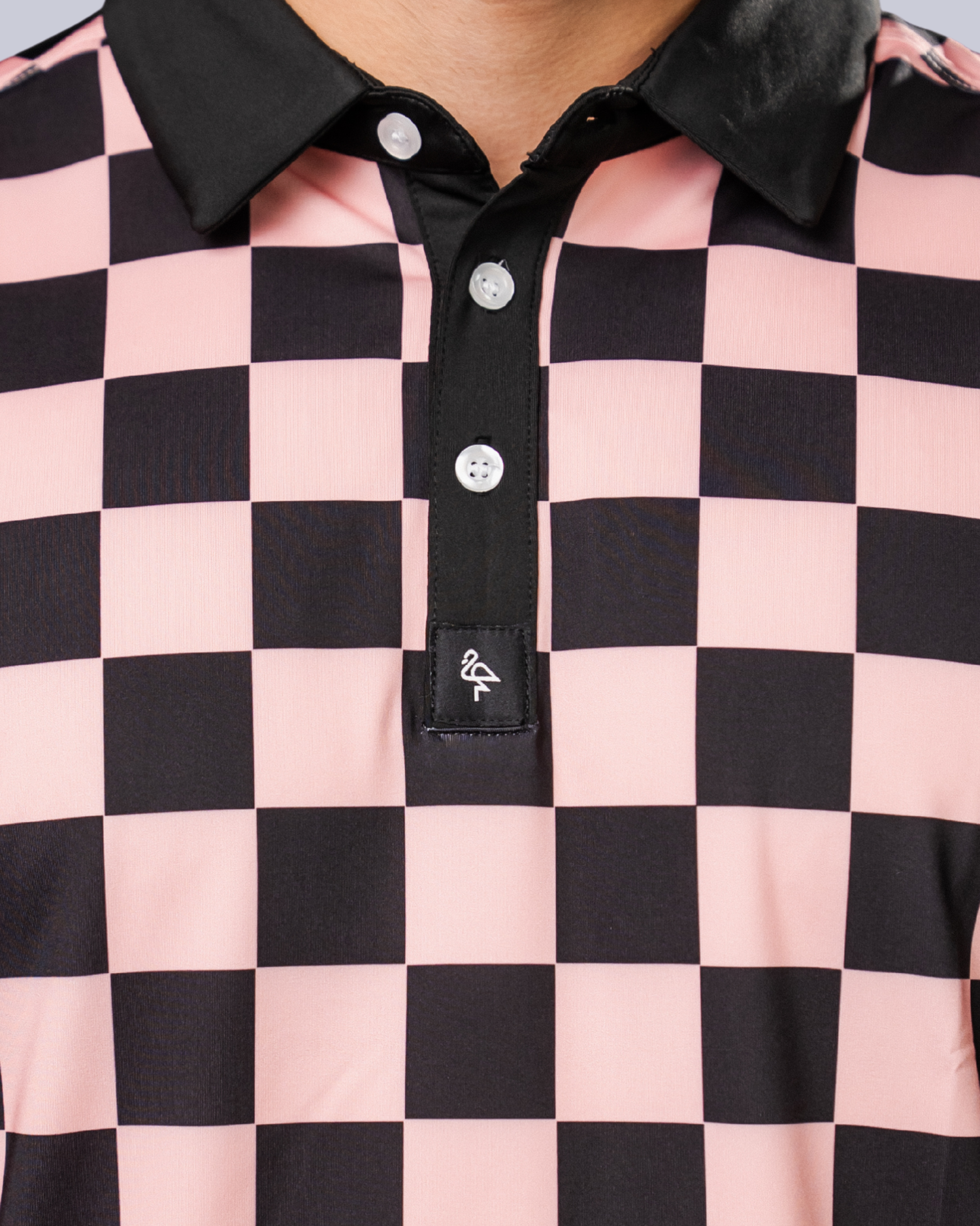pink and black dress shirt Hisdern Men's Hot Pink Splicing Dress Shirt For Office Wear 2XL