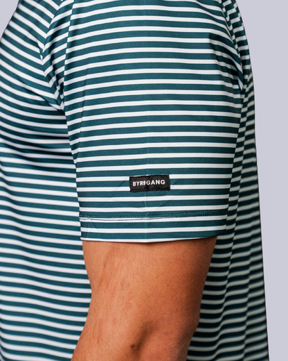 Tight Stripes - Green/White