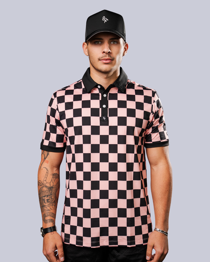 Checkered - Pink/Black