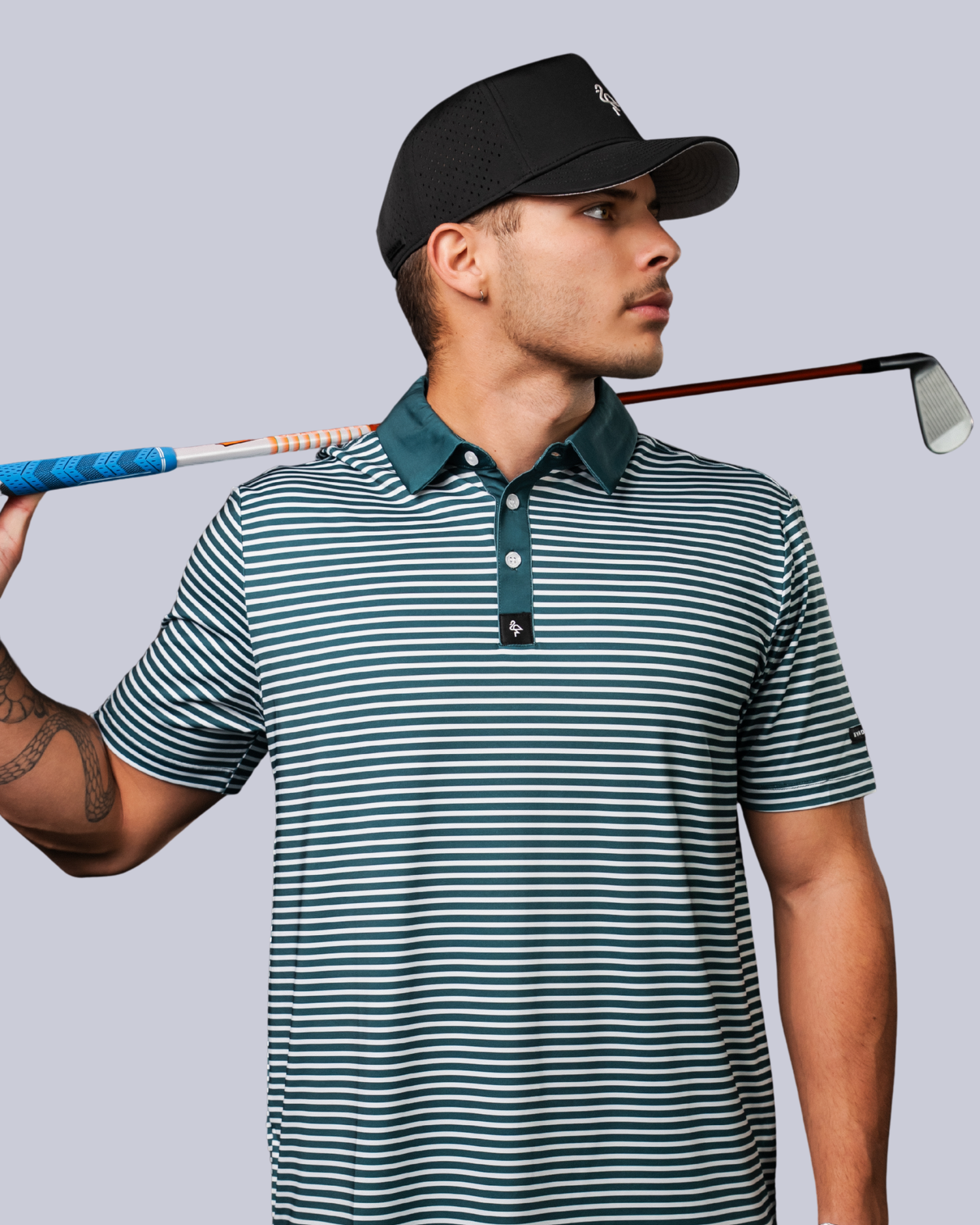 Tight Stripes - Green/White