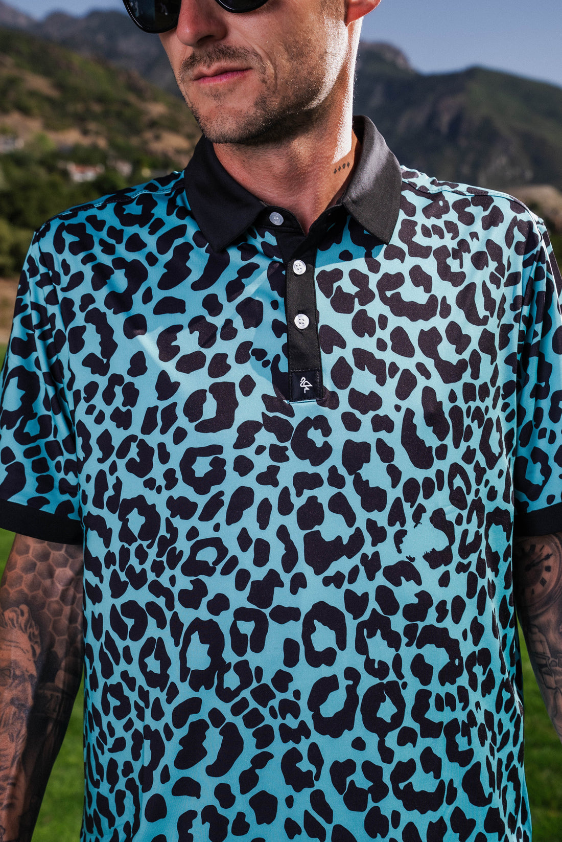 Leopard - Teal