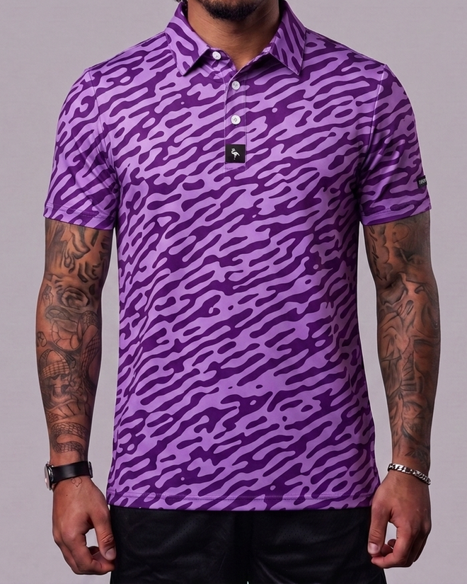 Model wearing the Byrd Gang Savanna - Grape