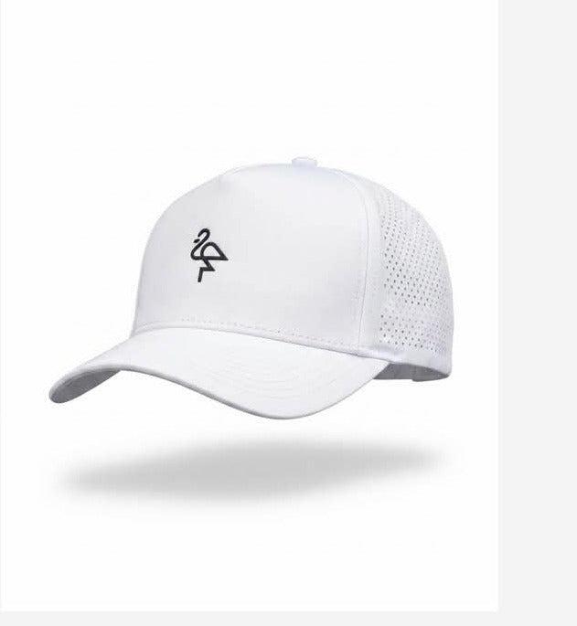 Flamingo Hat White - 3/4 front
