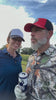 Golfer in a BYRDGANG polo on the course