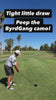 Golfer wearing a BYRDGANG polo
